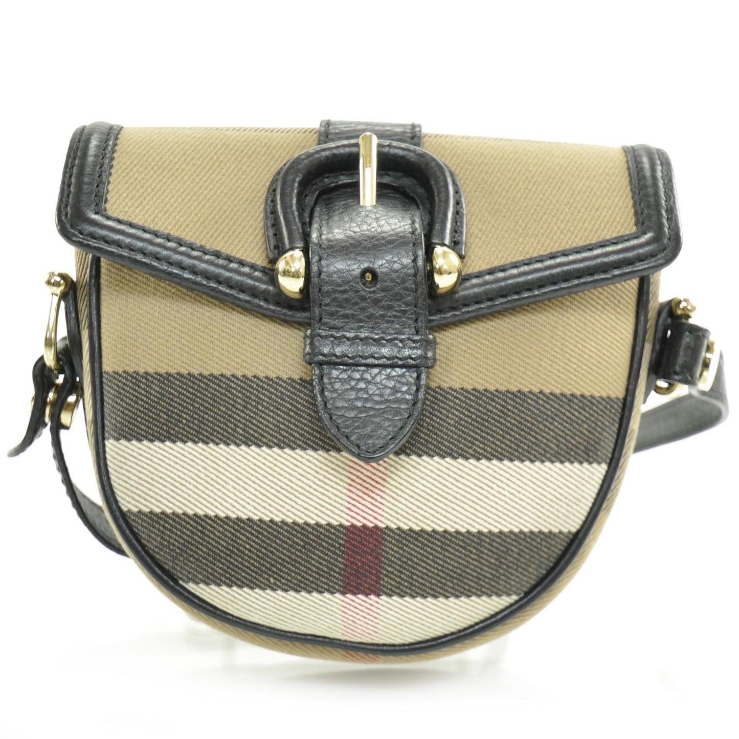 Prorsum Canvas Leather Small Check Crossbody Bag