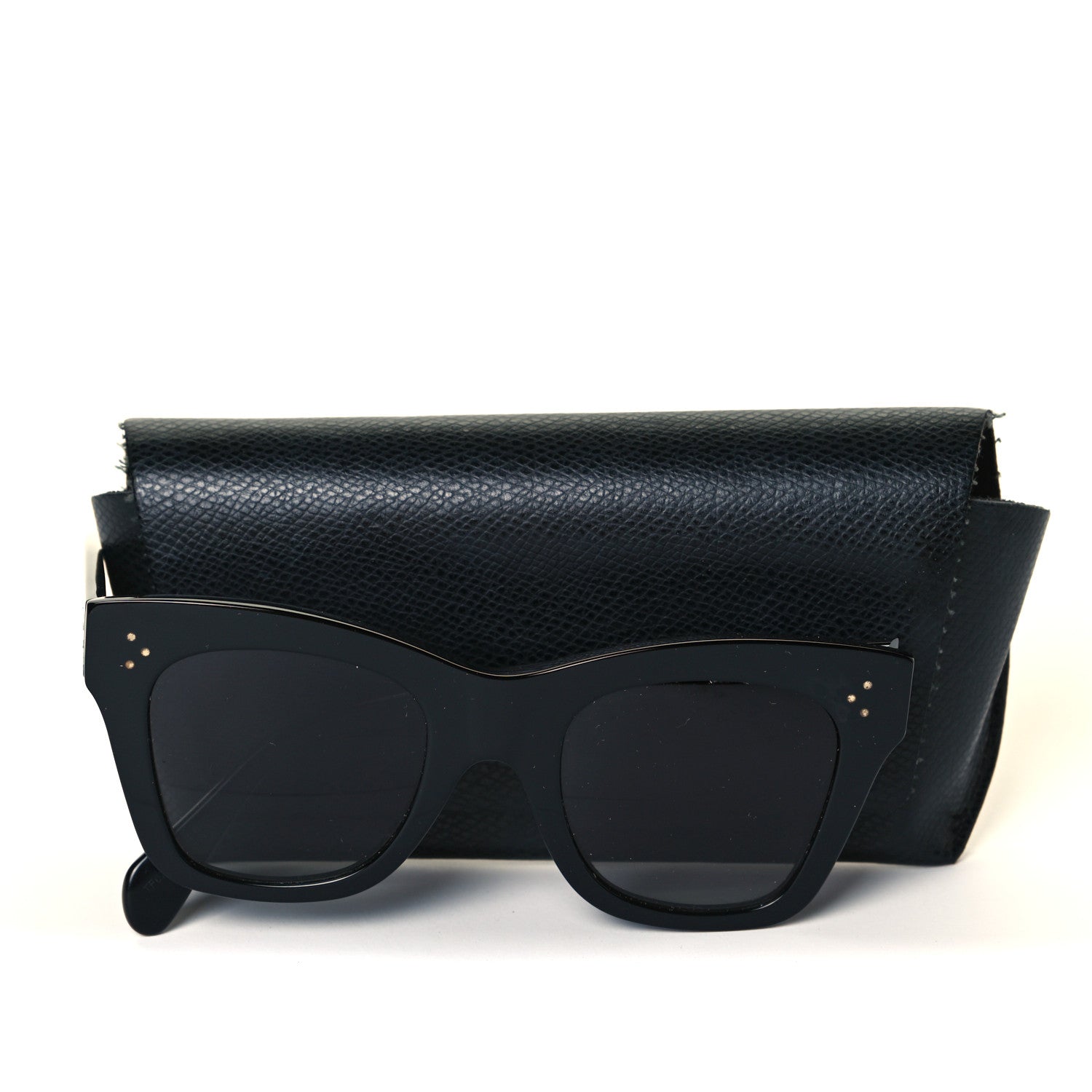 Celine Polarized Sunglasses CL4004IN Black 6 of 6