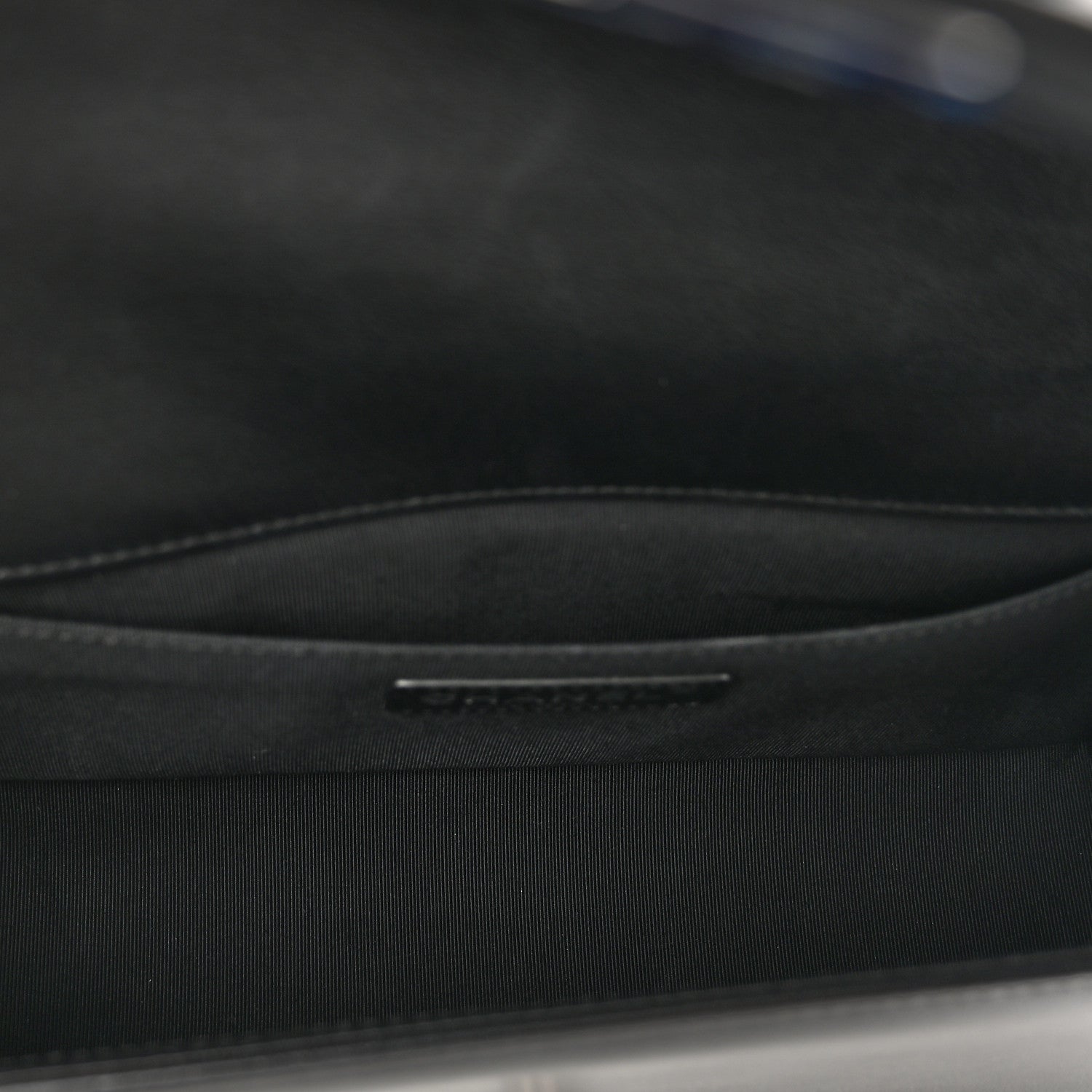 Chanel Calfskin Chevron Quilted Medium Boy Flap Black 6 of 10