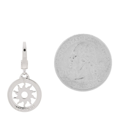 Bulgari 18K White Gold Tondo Sole Charm Pendant 2 of 3
