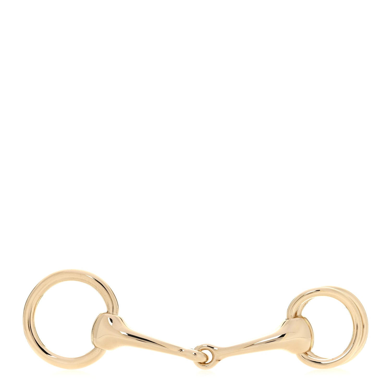 Hermes Permabrass Mors Scarf Ring Gold 1 of 6