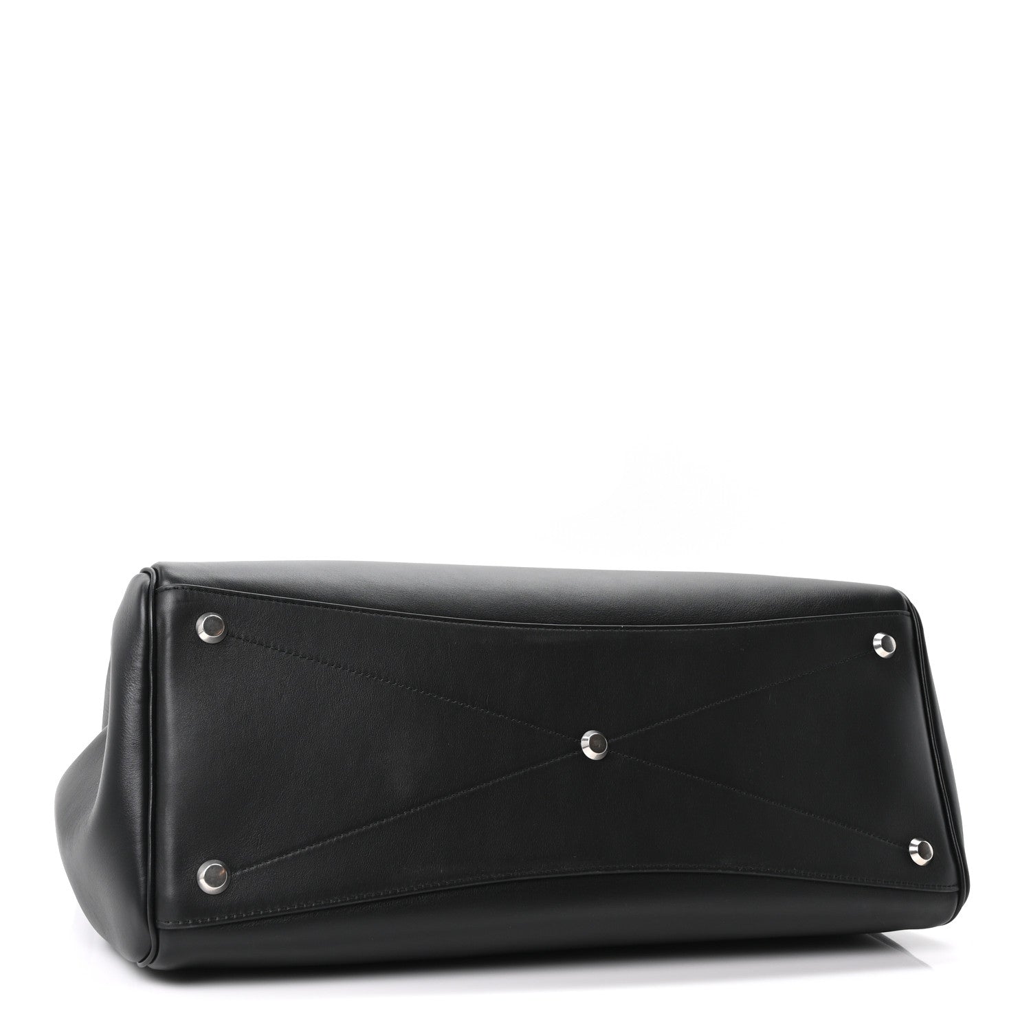 Balenciaga Smooth Calfskin Large Bel Air Carry All Bag Black 4 of 9