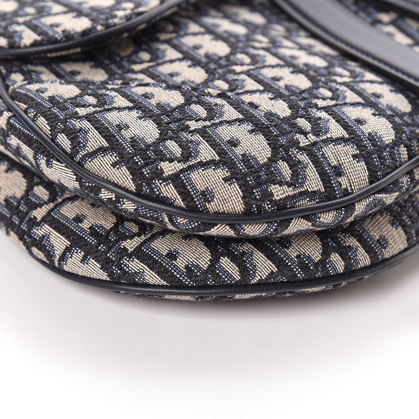 Oblique Saddle Bag Blue