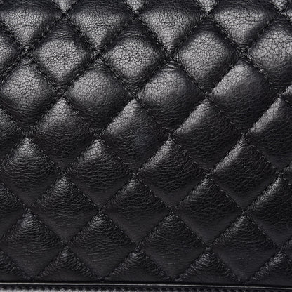 Chanel Calfskin Quilted Medium Boy Flap Black 16 of 18