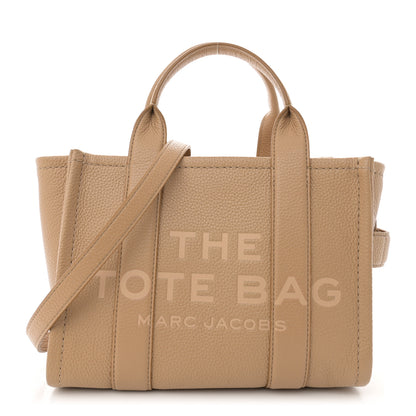 Marc Jacobs Grained Calfskin Small The Tote Camel 1 of 12