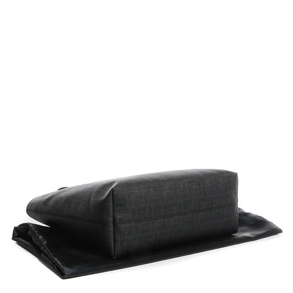 Fendi Zucca Spalmati Large Roll Tote Black 4 of 9