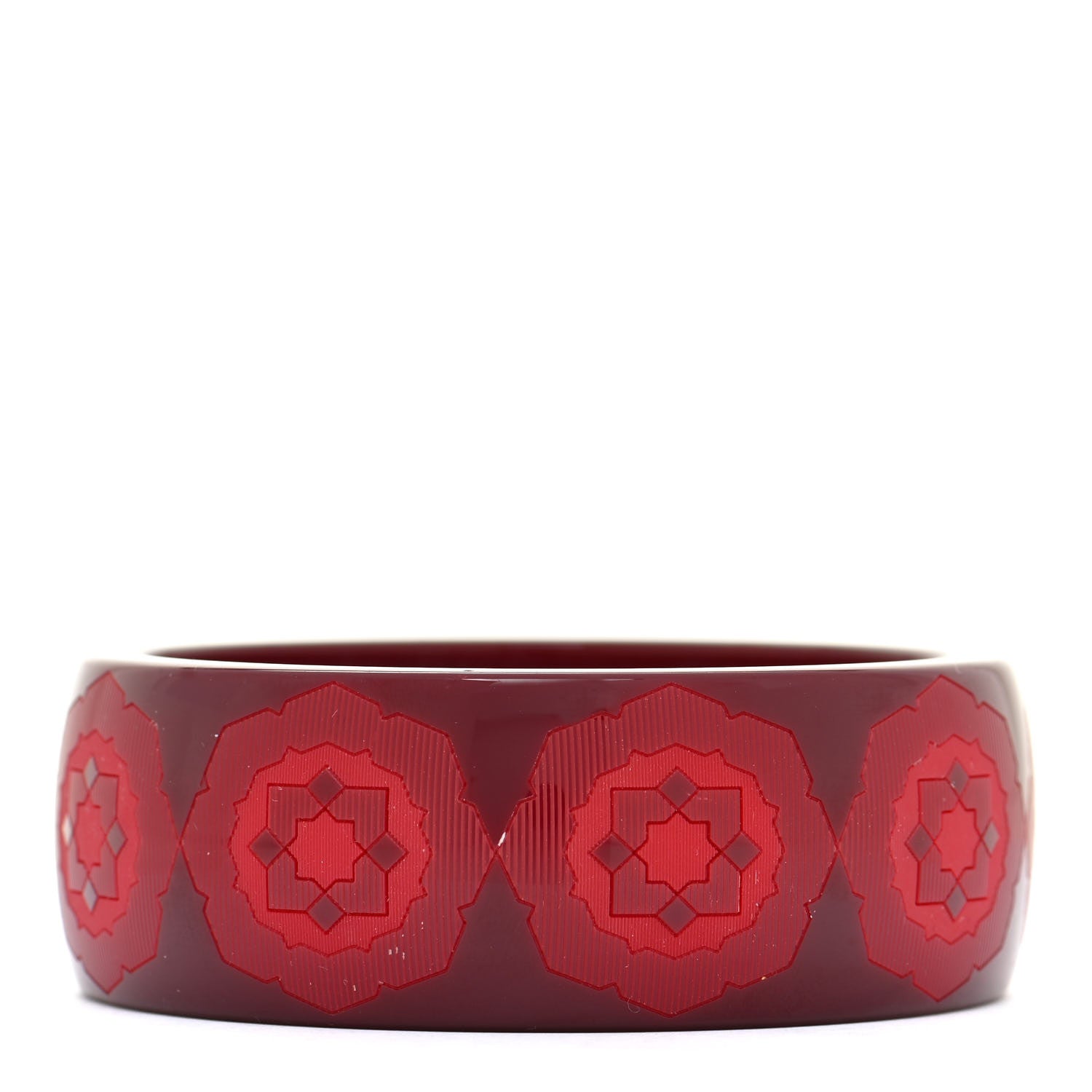 Tiffany Resin Paloma Picasso Zellige Bangle Bracelet Red 1 of 3