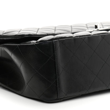 Chanel Lambskin Quilted Maxi Double Flap Black 9 of 14