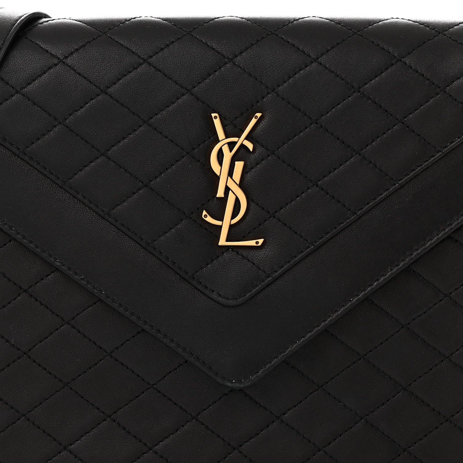 Saint Laurent Lambskin Quilted Mini Gaby Satchel Black 8 of 10