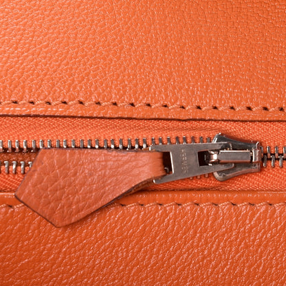 Hermes Taurillon Clemence Birkin 40 Orange 16 of 35