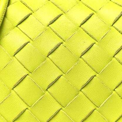 Bottega Veneta Nappa Intrecciato Mini Loop Camera Bag Acid Kiwi 7 of 10