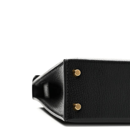 Hermes Chevre Chamkila Mini Kelly Sellier 20 Black 9 of 11