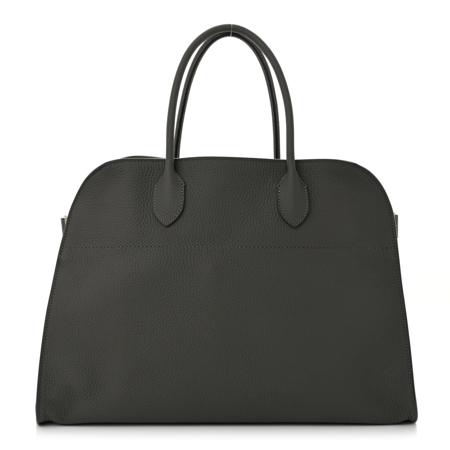 The Row Matte Grained Calfskin Soft Margaux 15 Timouse Grey 1 of 10