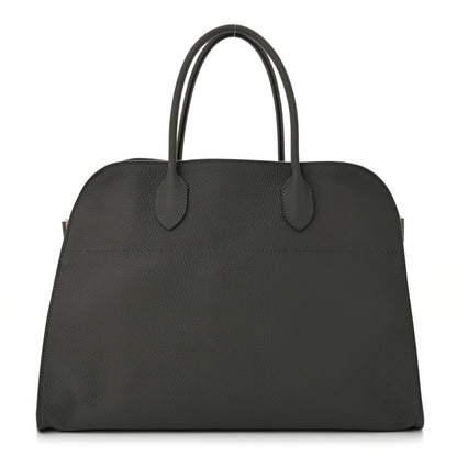 The Row Matte Grained Calfskin Soft Margaux 15 Timouse Grey 1 of 10