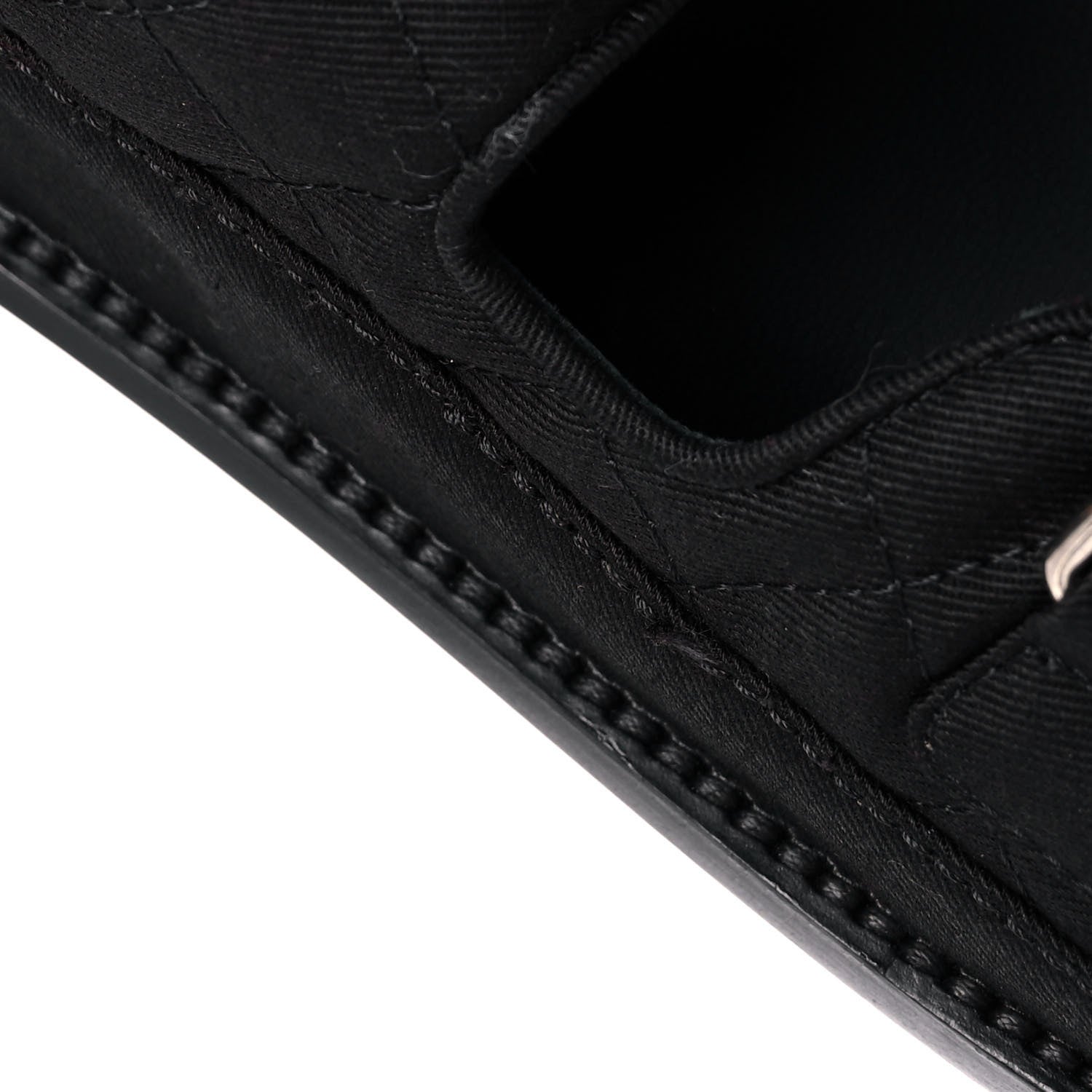 Chanel Denim Velcro Dad Sandals 41.5 Black 10 of 11