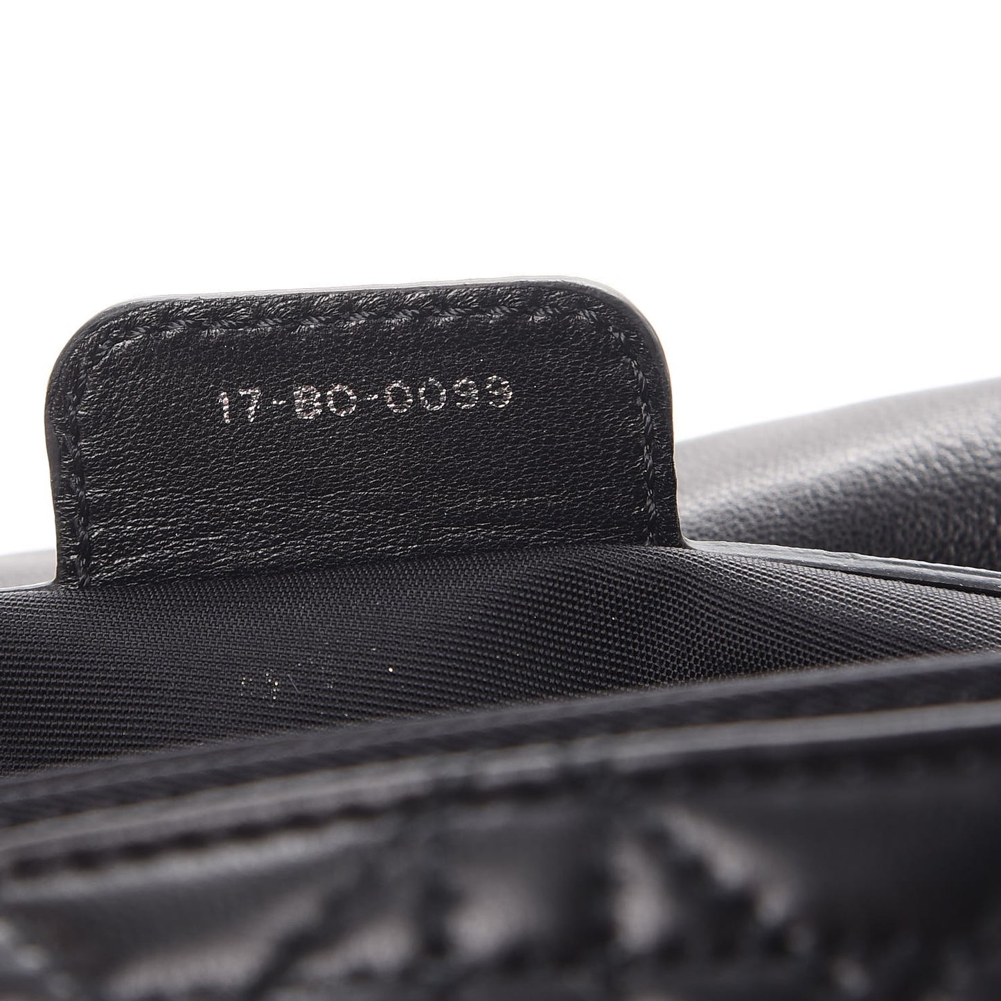 Lambskin Cannage Large New Lock Flap Black