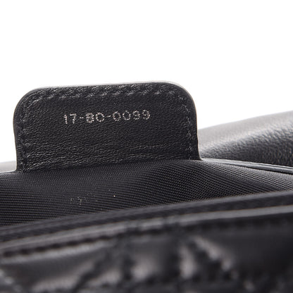 Christian Dior Lambskin Cannage Large New Lock Flap Black 7 of 7