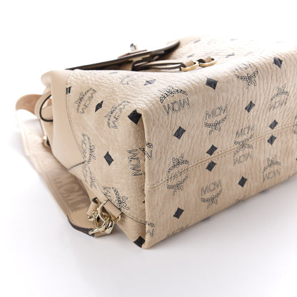 MCM Visetos Small Essential Backpack Beige 6 of 8