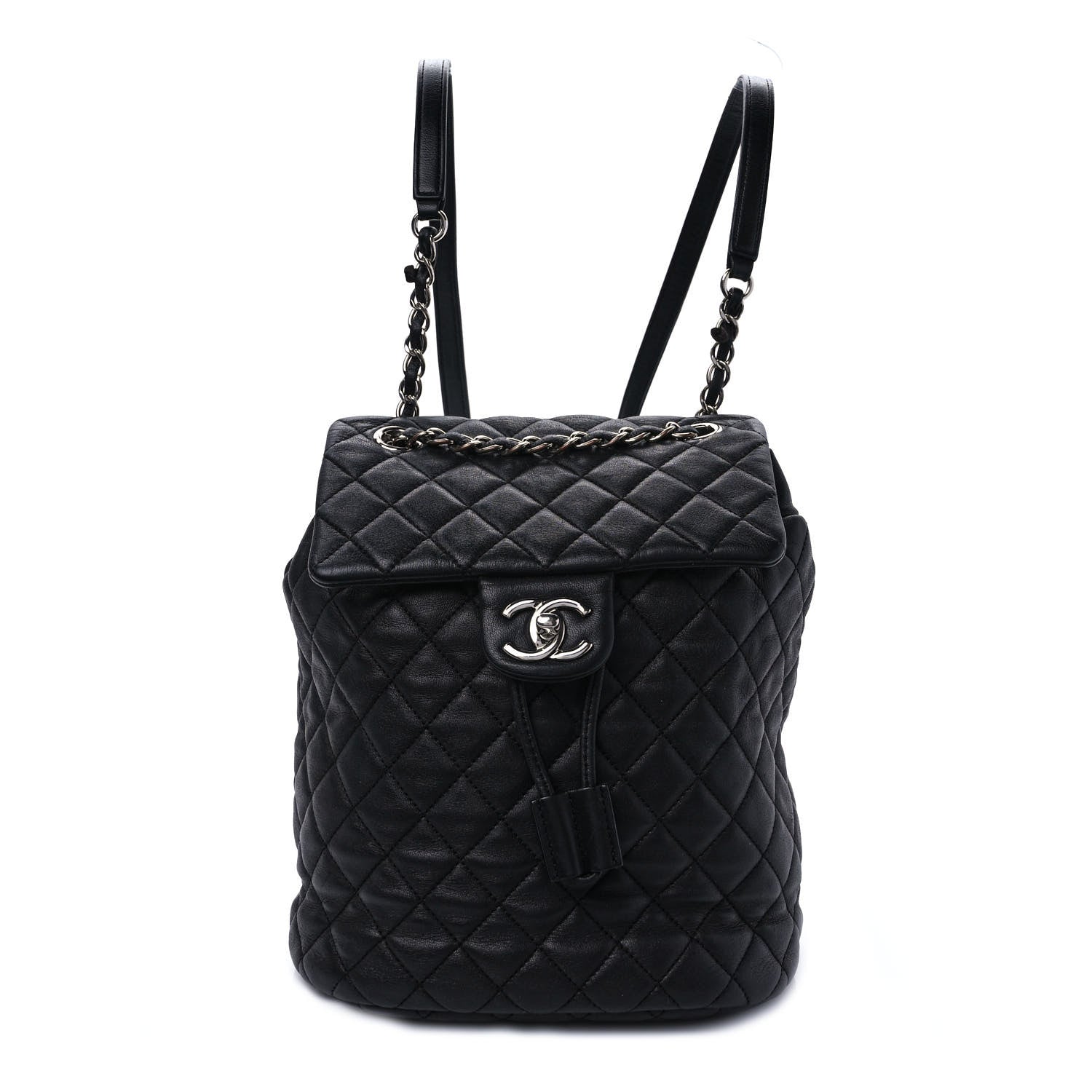 Chanel Lambskin Quilted Small Urban Spirit Backpack Black 1 of 13