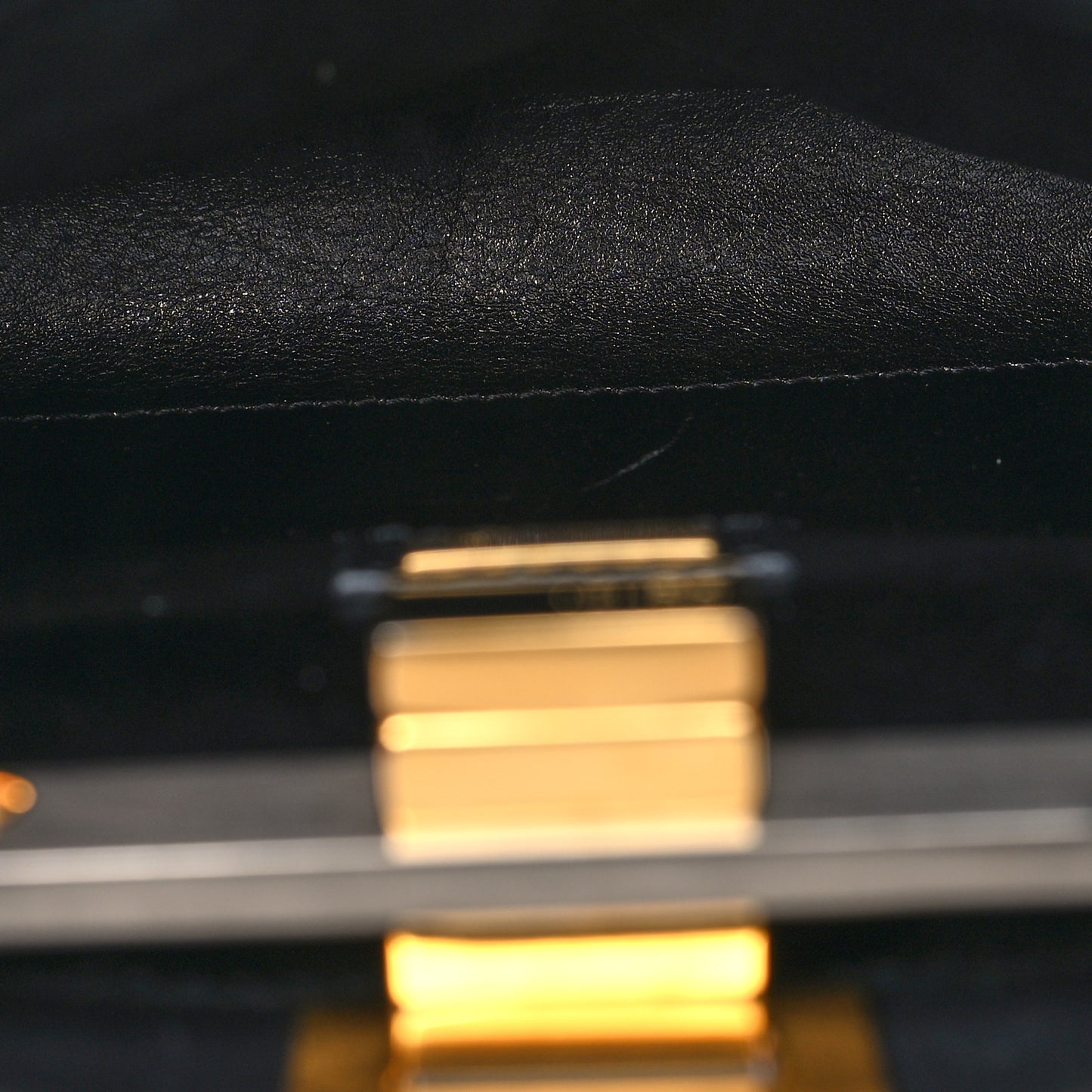 Vitello Saddle Mini Peekaboo Iconic Satchel Black