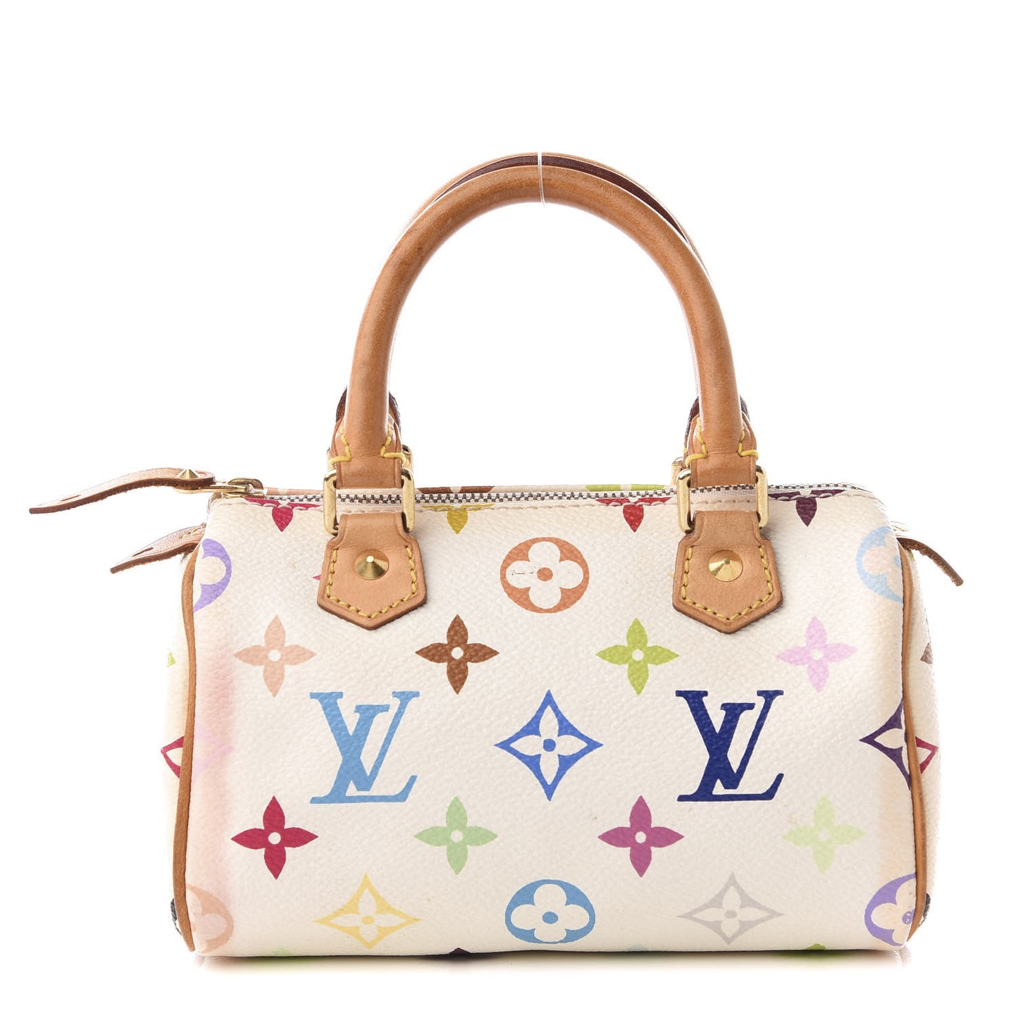 Monogram Multicolor Mini Sac HL Speedy White