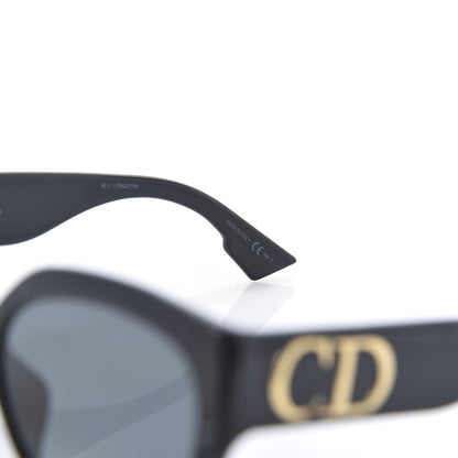 Christian Dior Acetate DDiorF Cat Eye Sunglasses Black 7 of 9