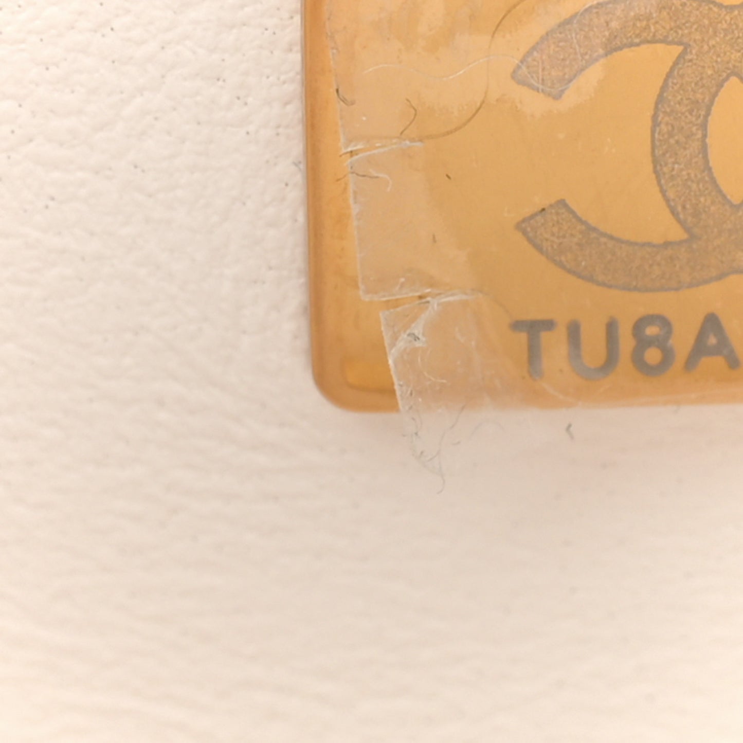 Lambskin Quilted Coco Click Bag White