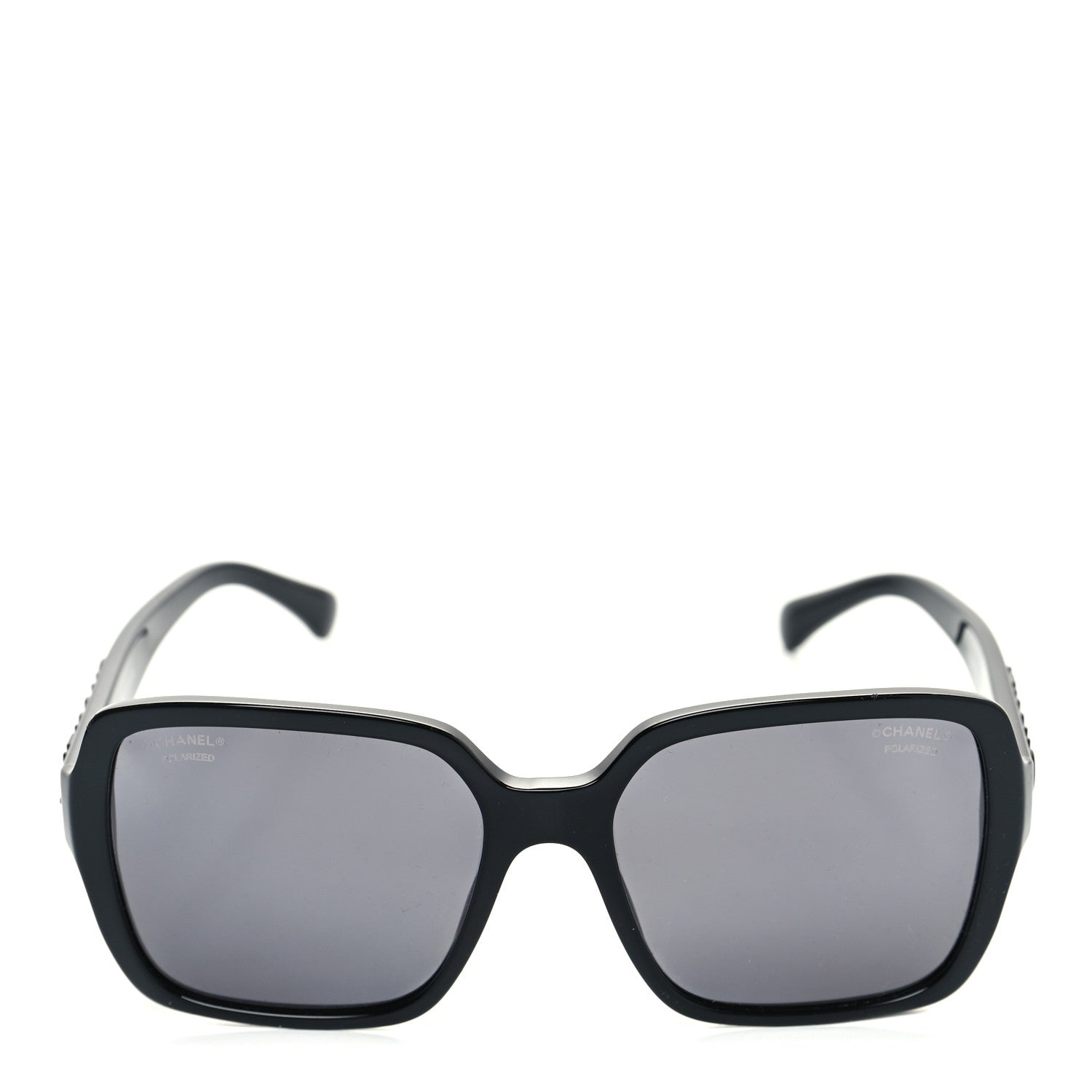 Chanel Acetate Square Sunglasses 5408 Black 2 of 8