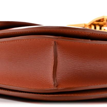 Celine Liege Calfskin Medium Classic Box Flap Bag Terracotta 17 of 33