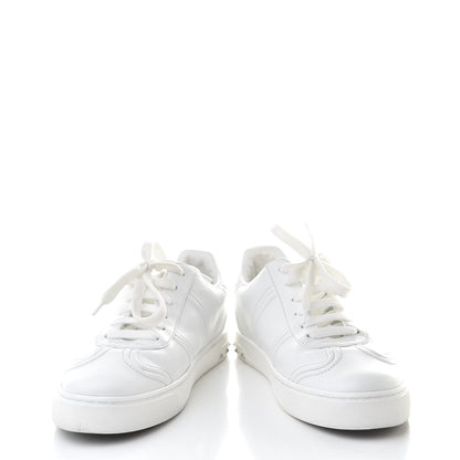 Valentino Garavani Calfskin Flycrew Sneakers 38 White 5 of 13