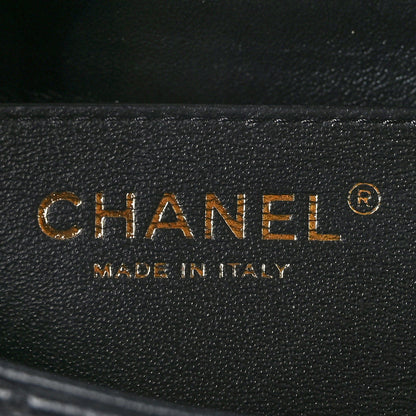 Chanel Lambskin Quilted Mini Rectangular Flap Black 5 of 8