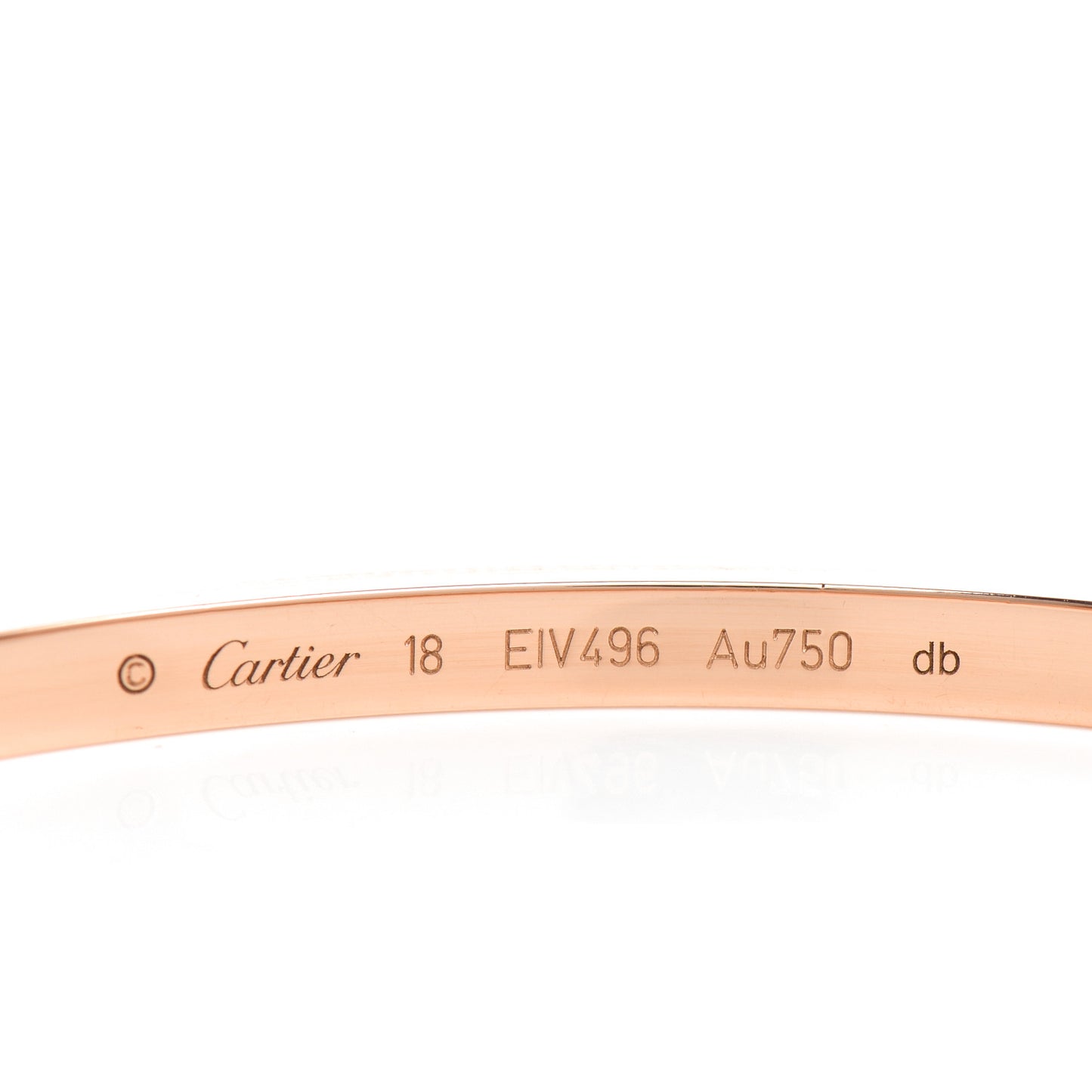 18K Pink Gold Small LOVE Bracelet 18
