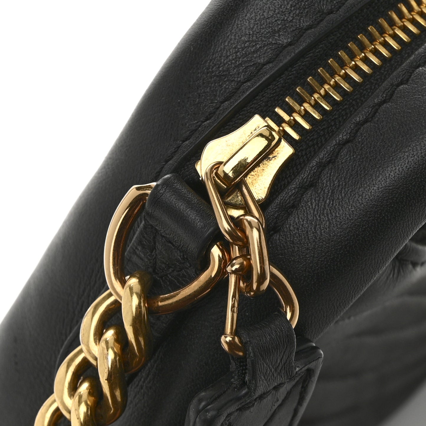 Calfskin New Wave Camera Bag NV Black