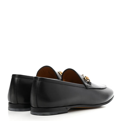 Gucci Calfskin Womens Jordaan Loafers 37.5 Black 4 of 8