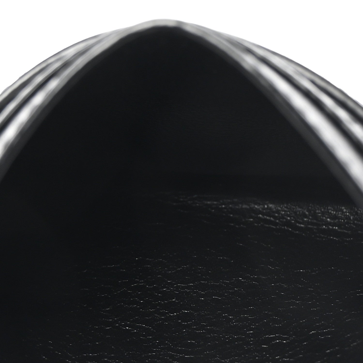 Saint Laurent Calfskin Tiny Cassandre Credit Card Case Black 5 of 8