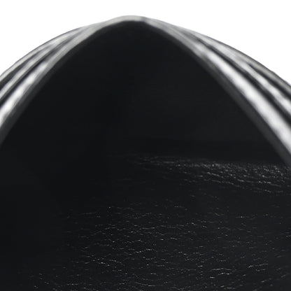 Saint Laurent Calfskin Tiny Cassandre Credit Card Case Black 5 of 8
