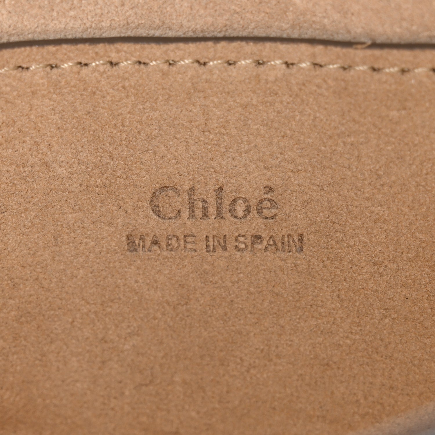Chloe Suede Calfskin Small Faye Shoulder Bag Pearl Beige 7 of 12