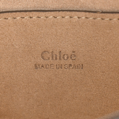 Chloe Suede Calfskin Small Faye Shoulder Bag Pearl Beige 7 of 12