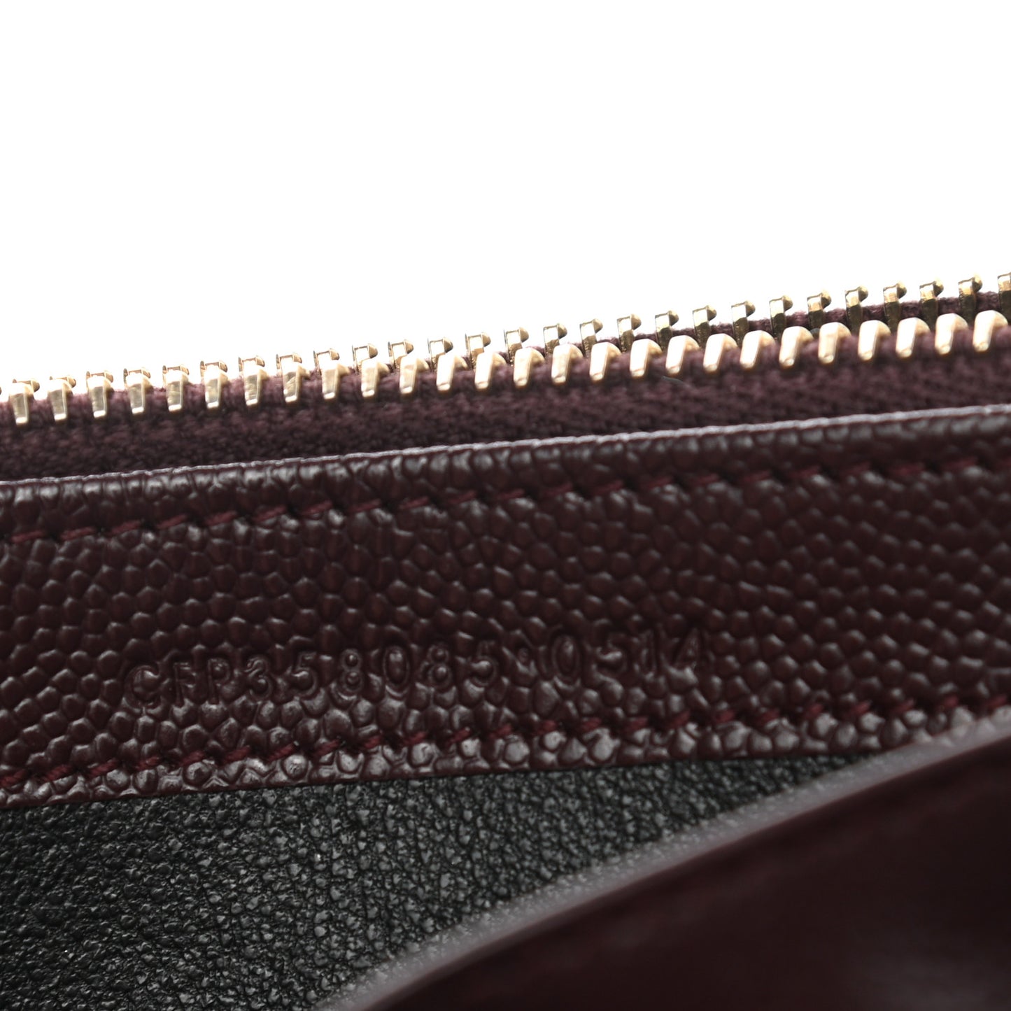 Grain De Poudre Matelasse Chevron Monogram Flap Wallet Rouge Legion
