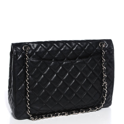 Chanel Caviar Maxi Single Flap Black 3 of 8