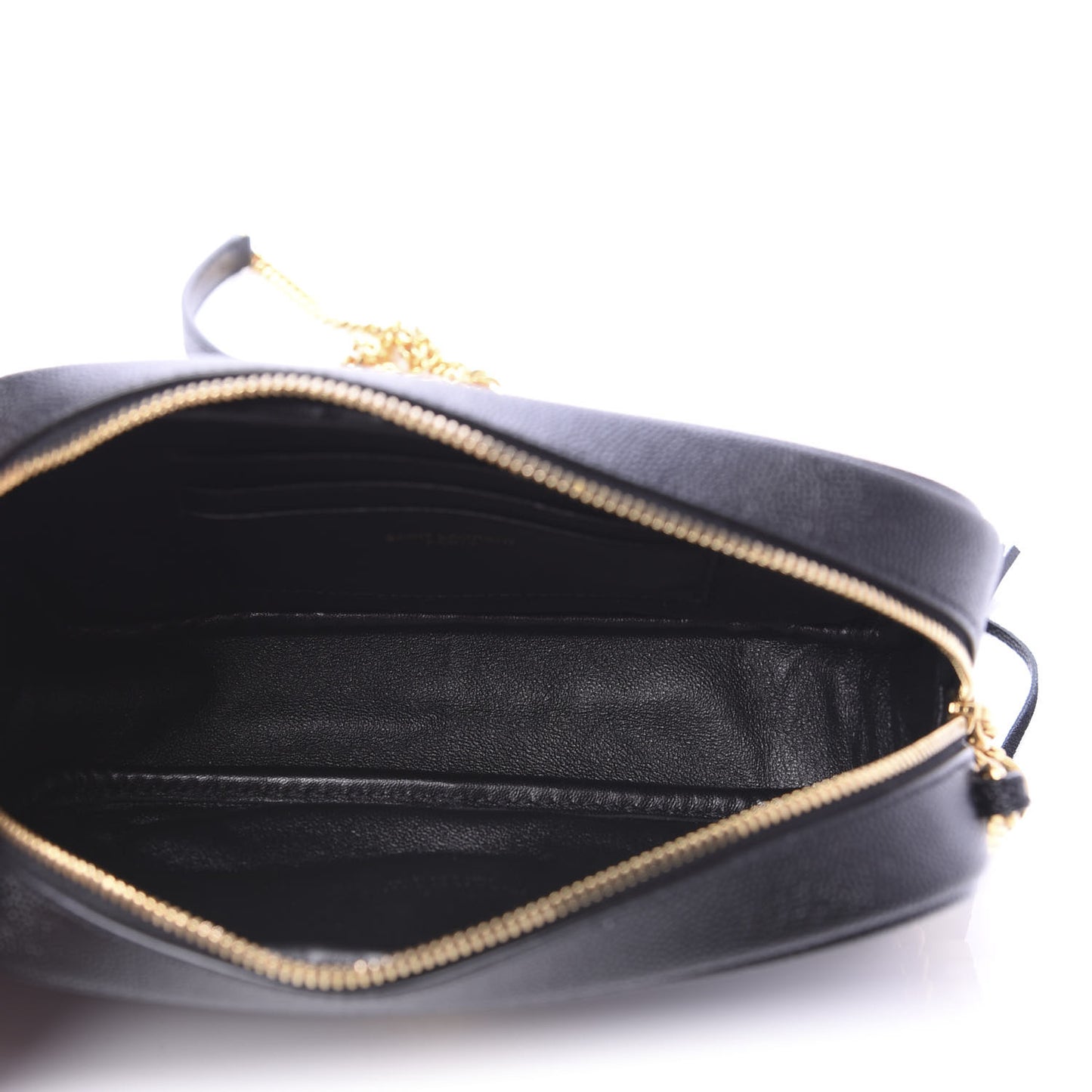 Grain De Poudre Matelasse Monogram Mini Lou Camera Bag Black