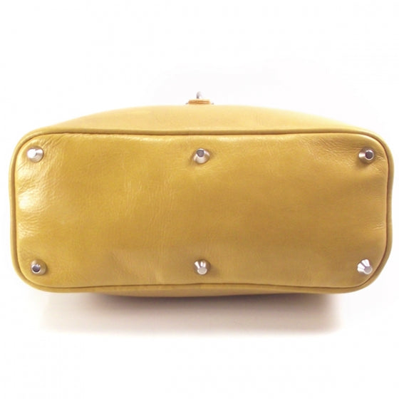 Chloe Leather Kerala Tote Yellow 4 of 13