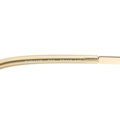 Chloe Metal Round Sunglasses CH0114S Blue Gold 7 of 8