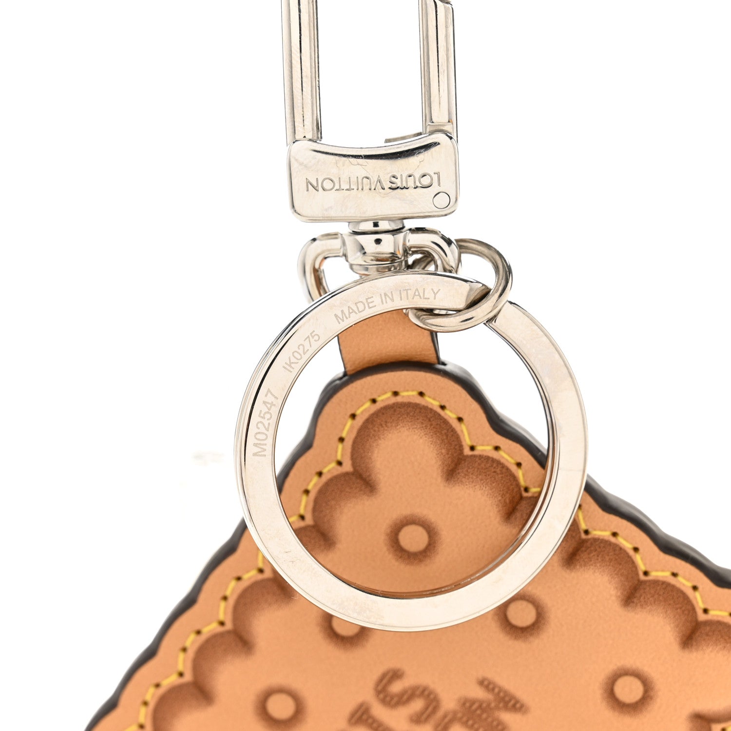 Louis Vuitton Monogram Biscuit Key Holder Bag Charm 4 of 4