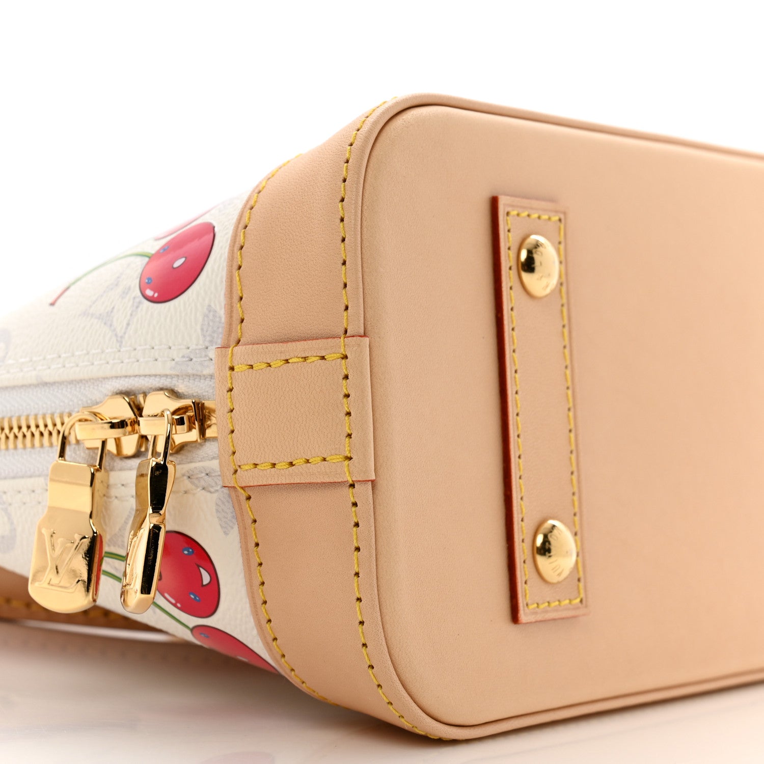 Louis Vuitton LV X TM Monogram Cerises Alma BB White 8 of 9