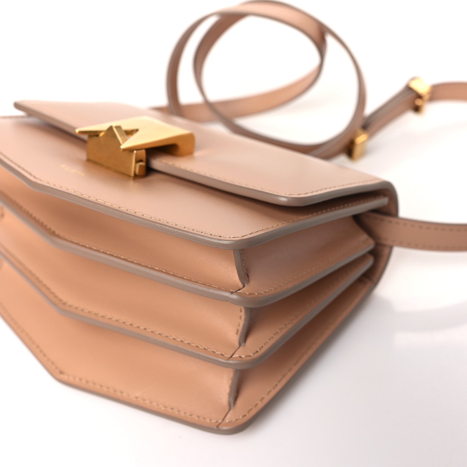 Alaia Calfskin Small Le Papa Crossbody Rose 8 of 8