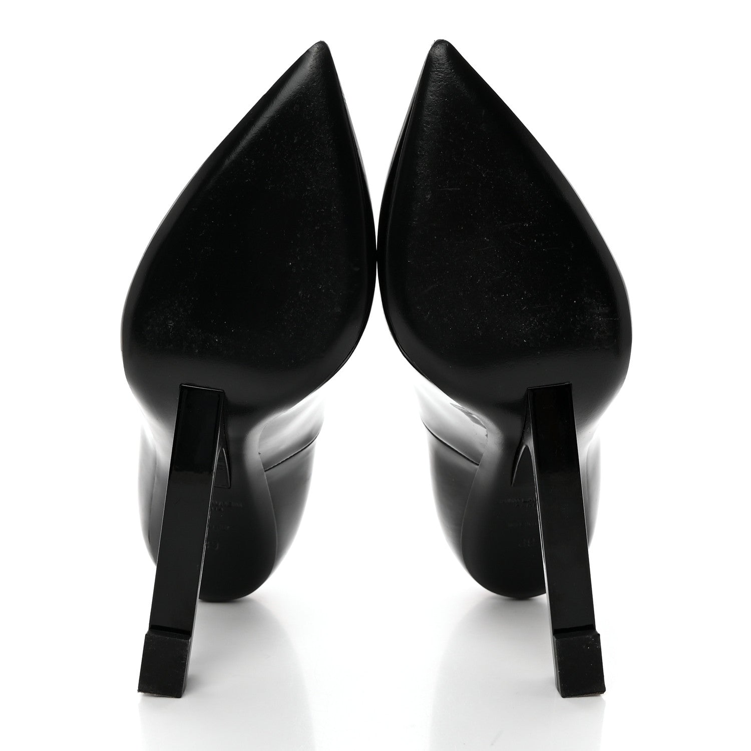 Saint Laurent Patent Opyum Appelle Moi Ankle Strap Pump 39 Black 5 of 16
