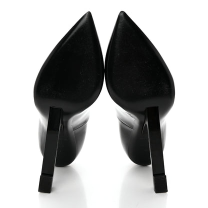 Saint Laurent Patent Opyum Appelle Moi Ankle Strap Pump 39 Black 5 of 16