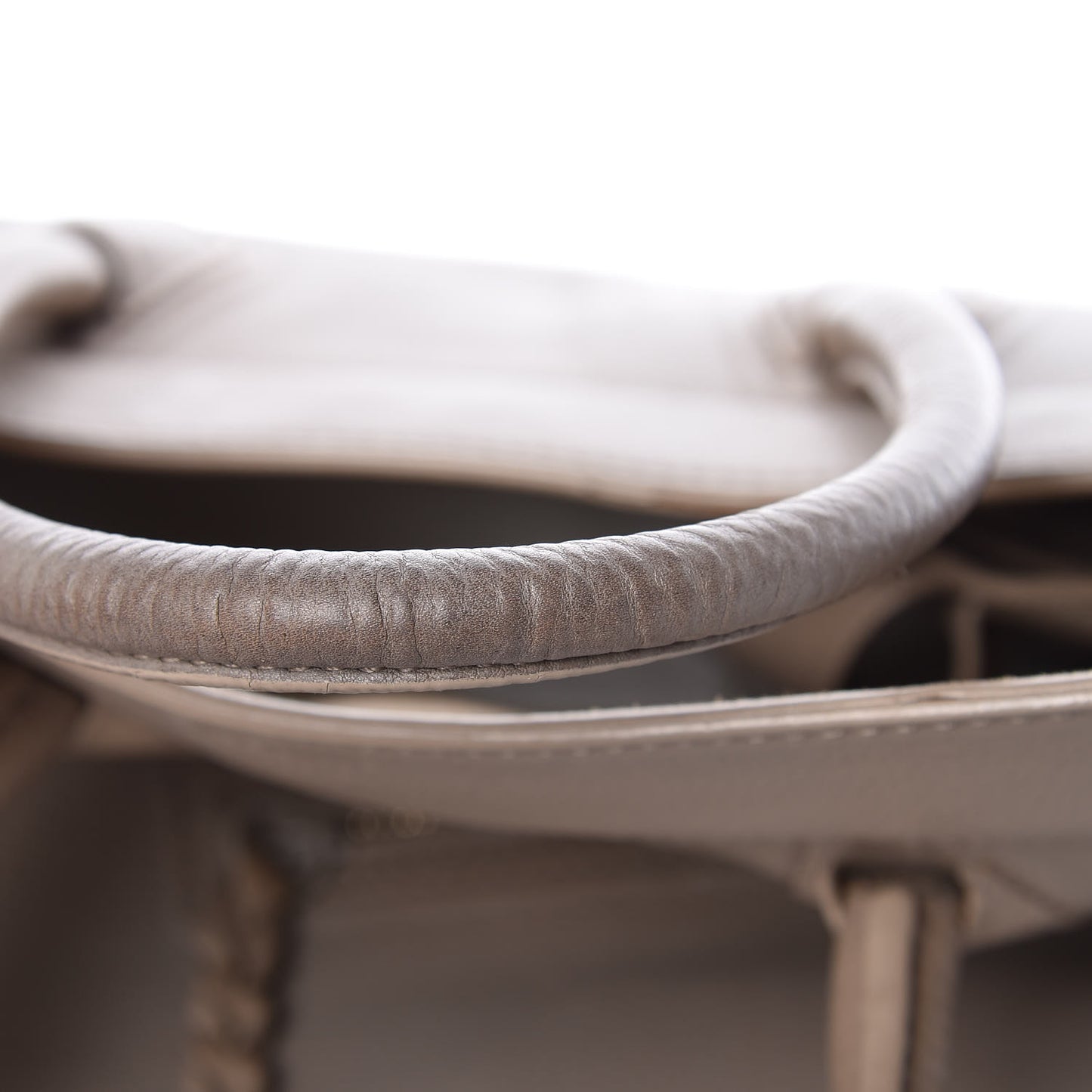 Supple Calfskin Medium Phantom Luggage Beige