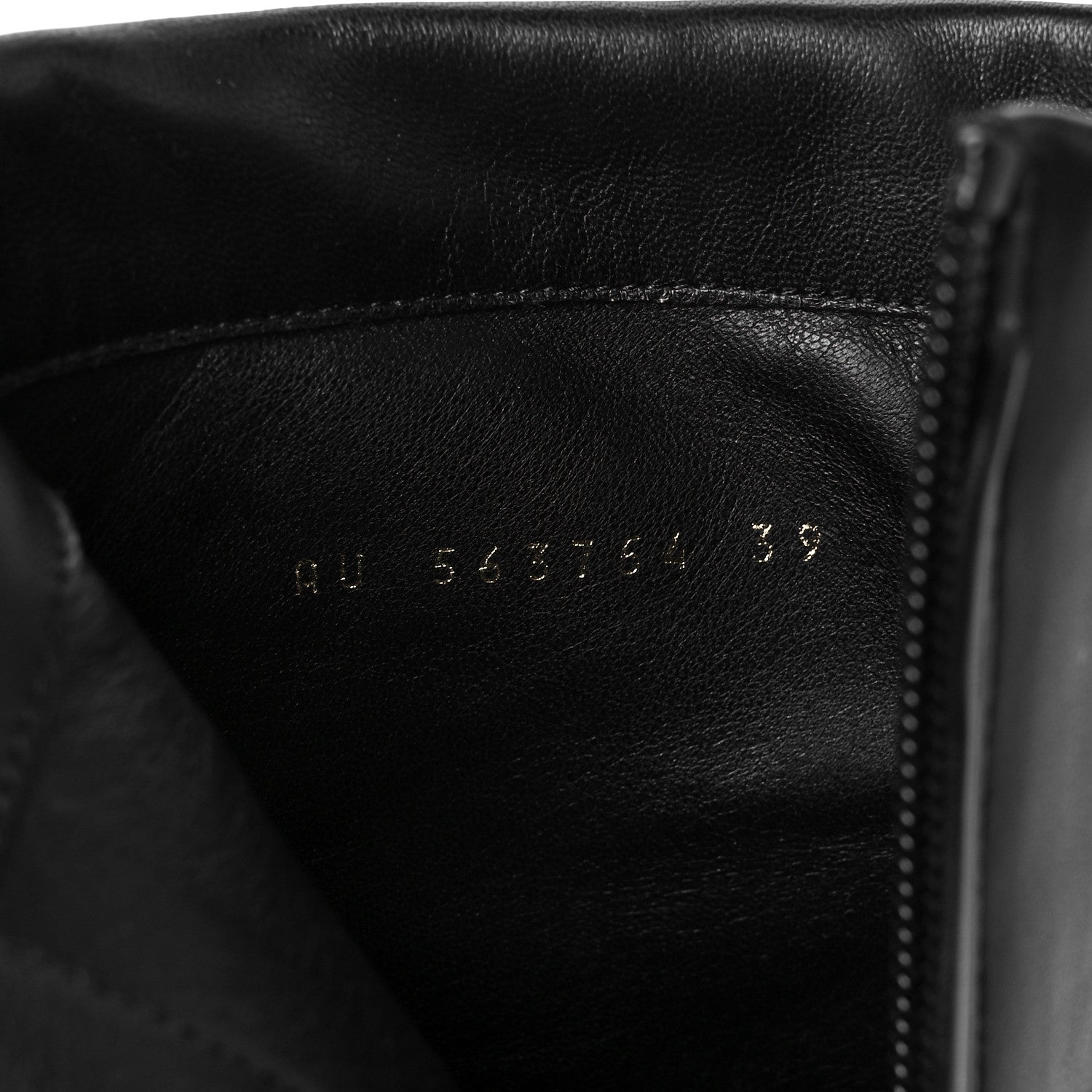 Saint Laurent Nappa Vendome Opyum 85 Ankle Boots 39 Black 8 of 10